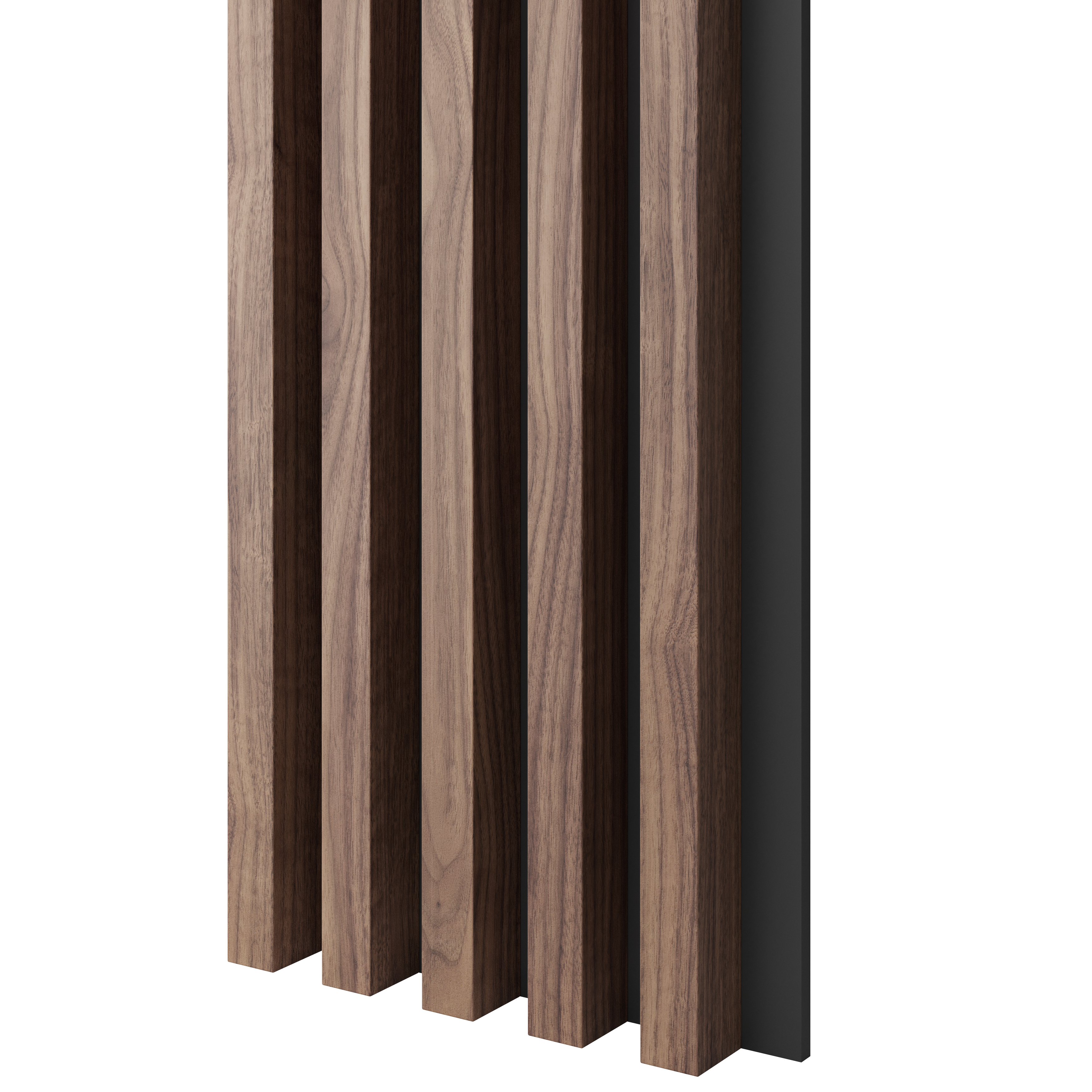 LAMELLEN AUF MDF-PLATTE - AMERIKANISCHES NUSSBAUMFURNIER LAMELLEN3D