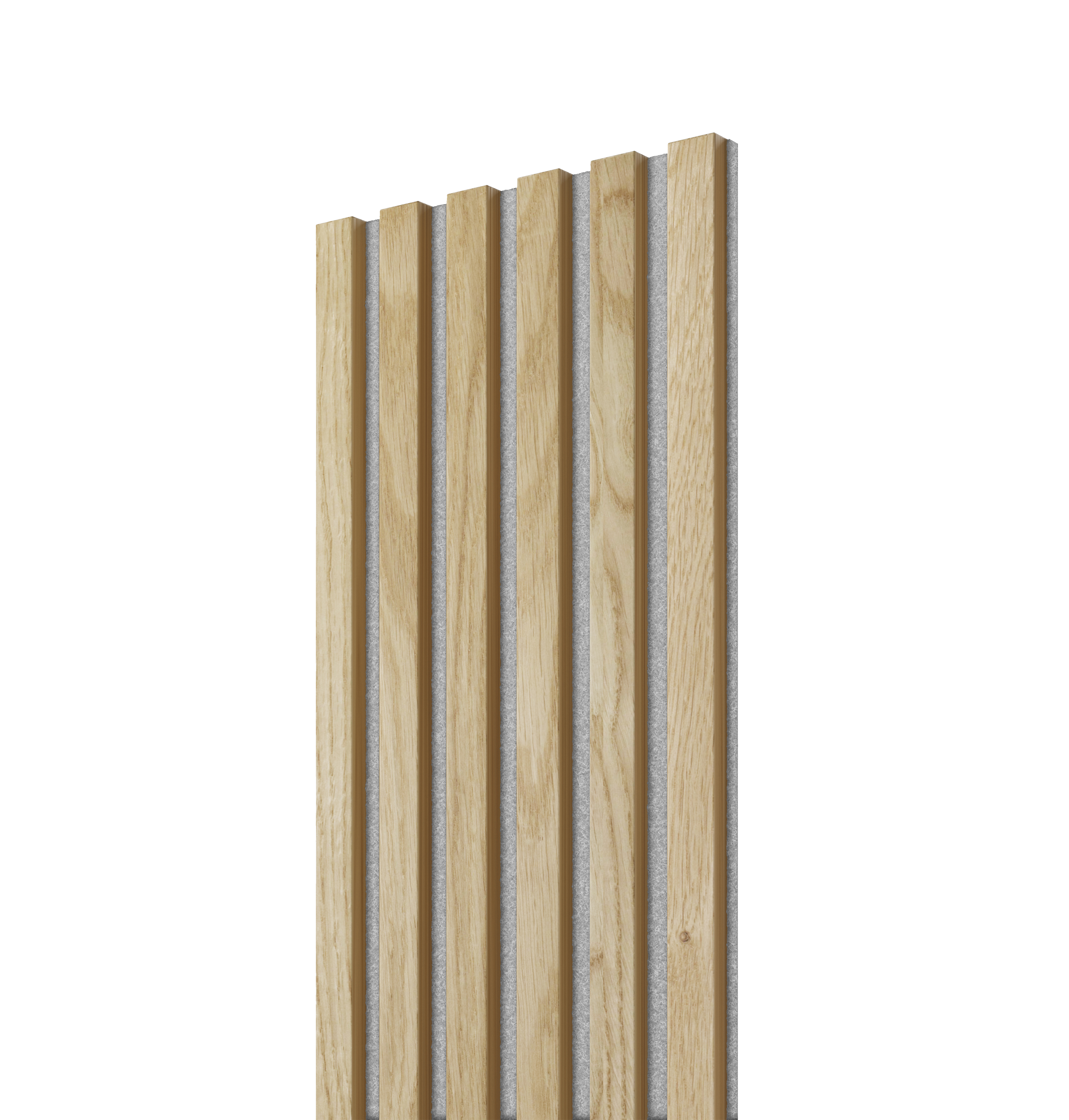 LAMELLE AUF FILZ - EICHENFURNIER - LAMELLEN3D