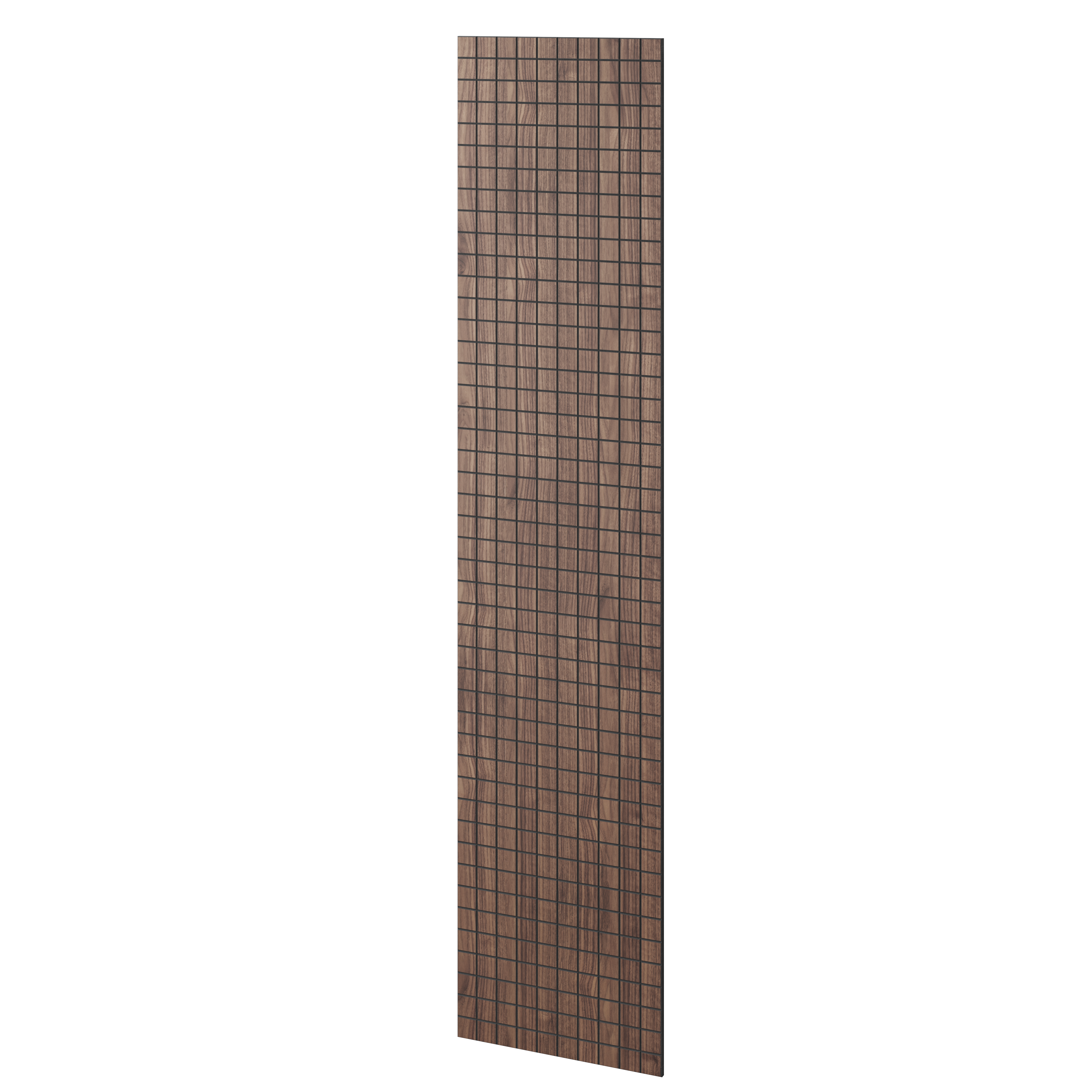 GEFRÄSTES PANEEL - BRUGES - AMERIKANISCHES NUSSBAUMFURNIER - LAMELLEN3D