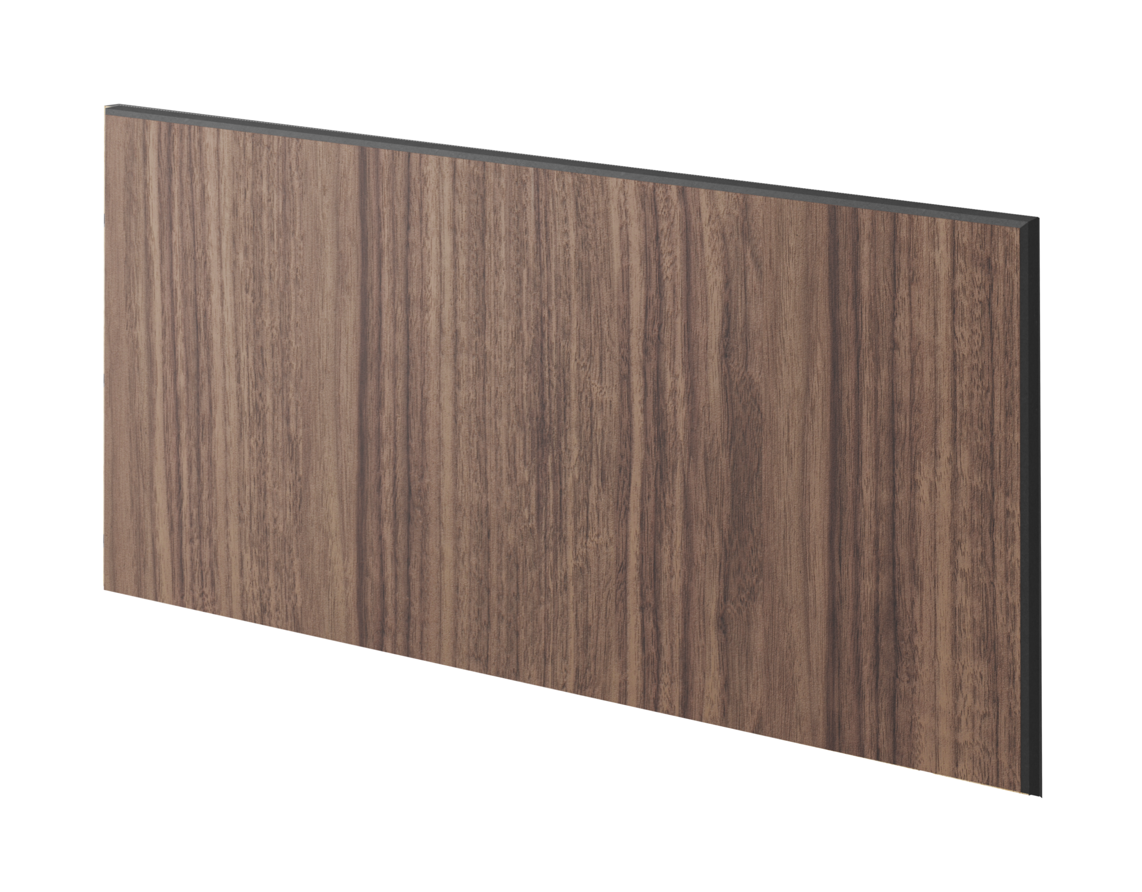 GEFRÄSTES PANEEL - TANAMI - AMERIKANISCHES NUSSBAUMFURNIER - LAMELLEN3D