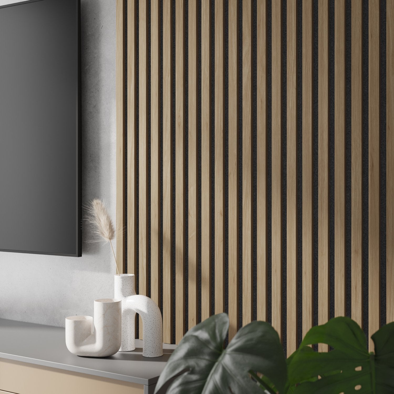 LAMELLE AUF FILZ - NATUREICHE - LAMELLEN3D