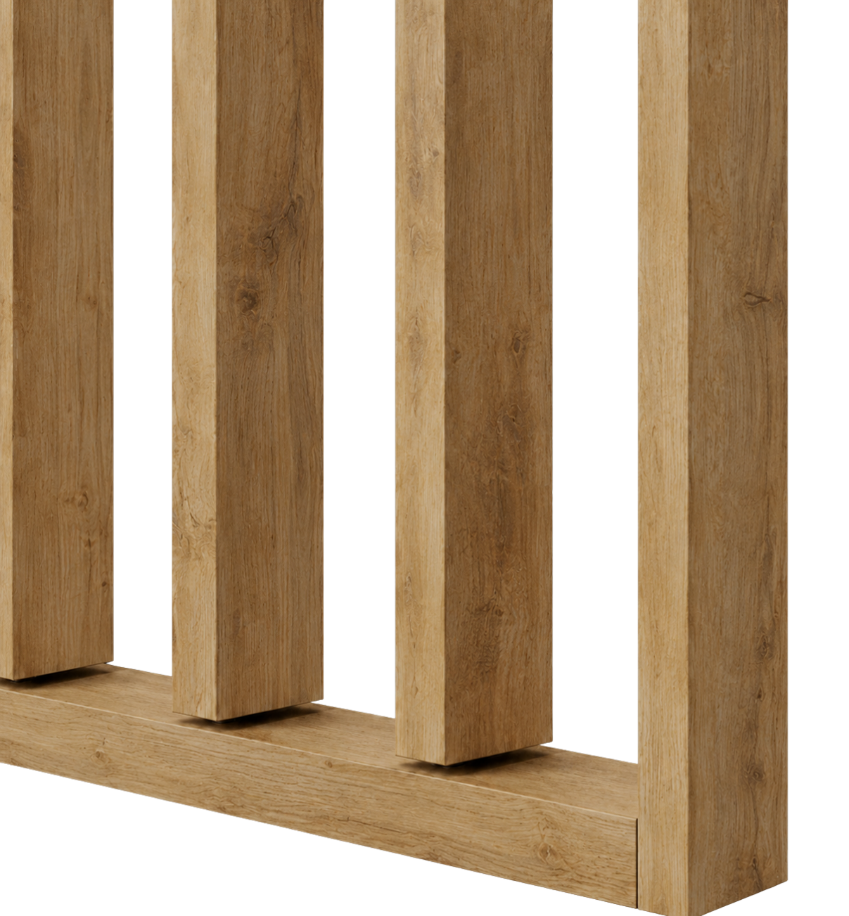 LAMELLENWAND - FERTIGSET - WOTAN-EICHE – DREHBAR MIT MECHANISMUS - LAMELLEN3D