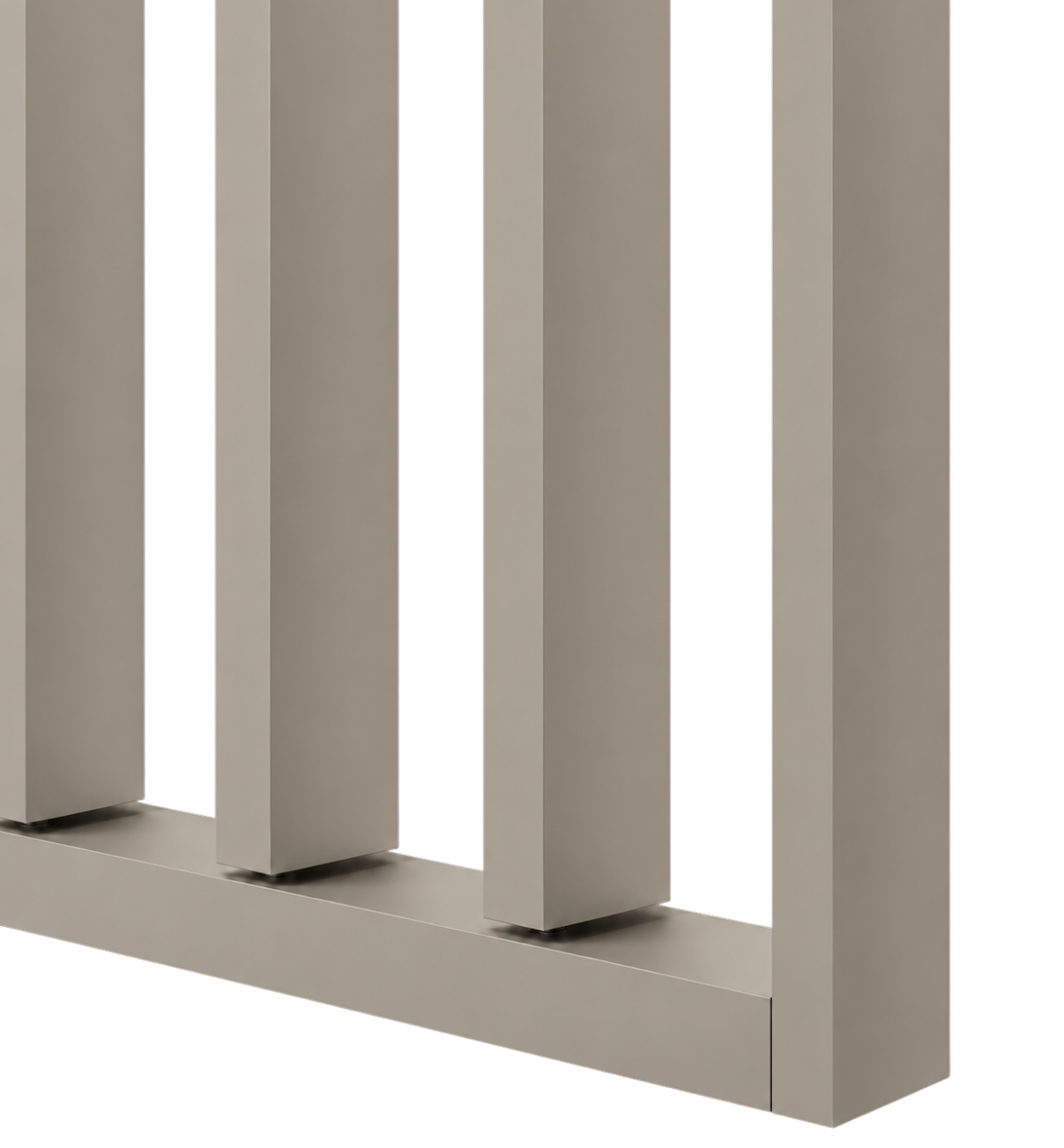 LAMELLENWAND - FERTIGSET - SANDBEIGE – DREHBAR MIT MECHANISMUS - LAMELLEN3D