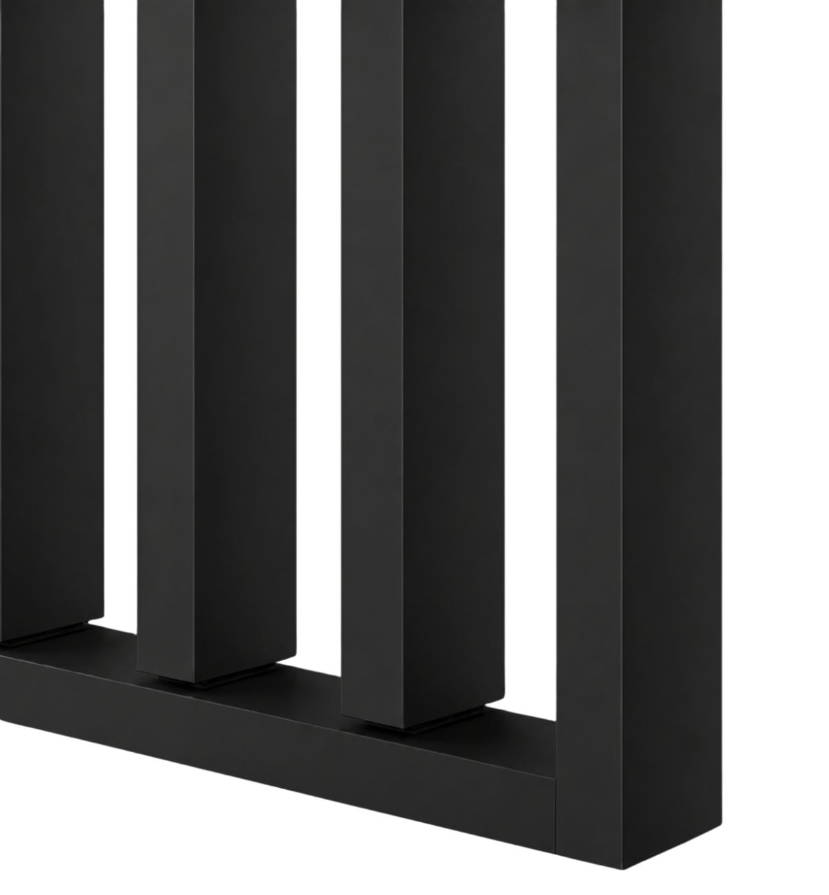 LAMELLENWAND - FERTIGSET - SCHWARZ MATT - LAMELLEN3D