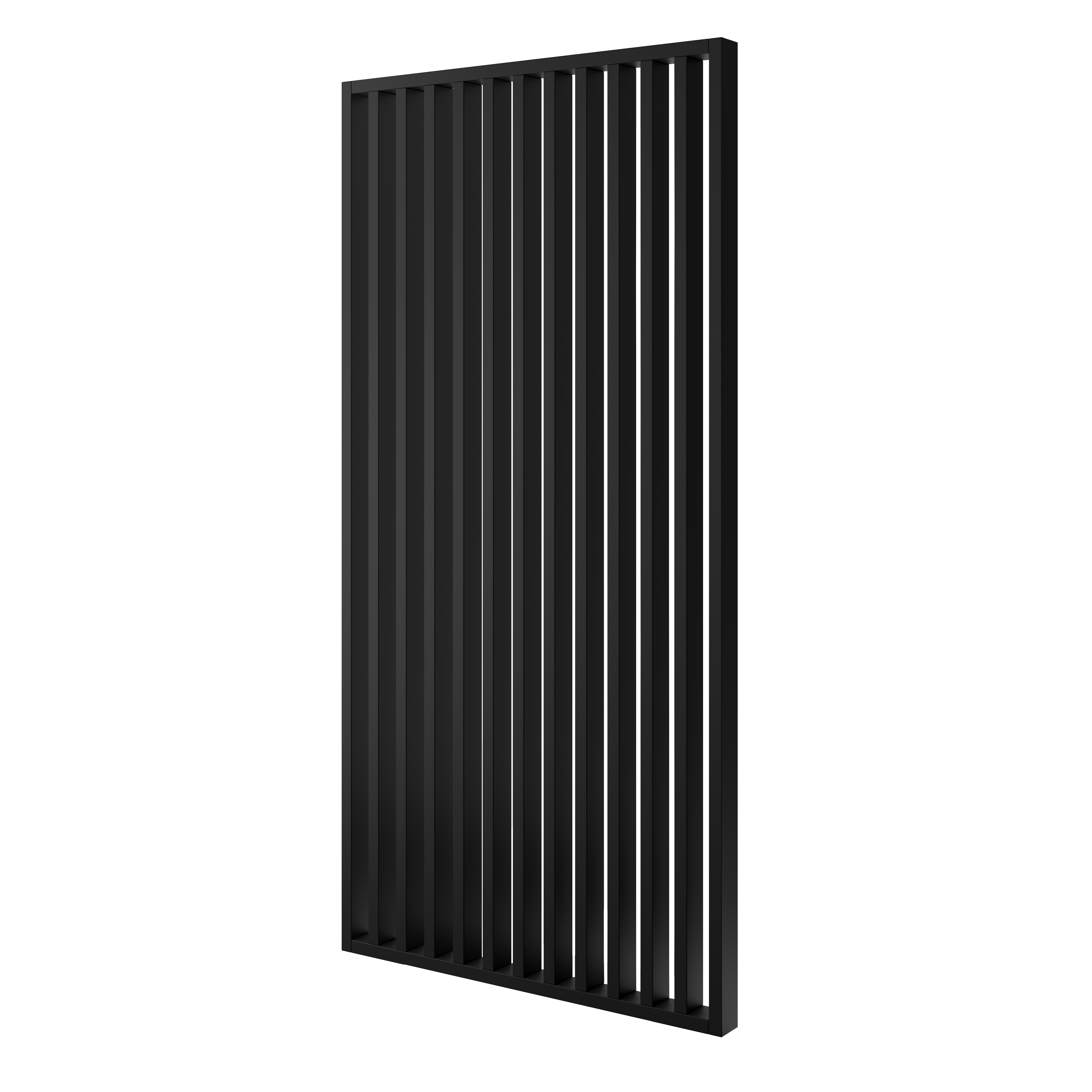 LAMELLENWAND - FERTIGSET - SCHWARZ MATT - LAMELE3D