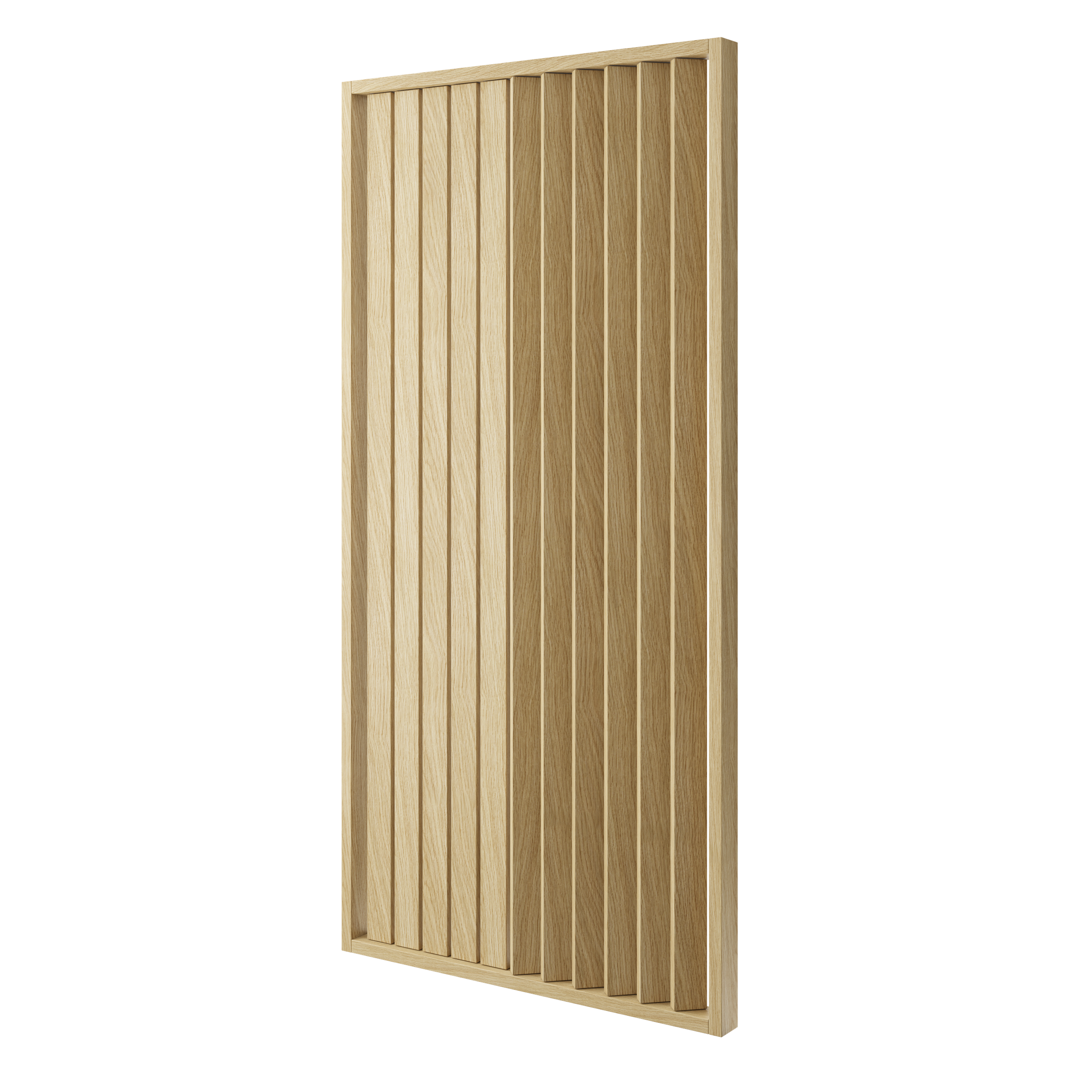 LAMELLENWAND - FERTIGSET - EUROPÄISCHE EICHE CPL - LAMELLEN3D