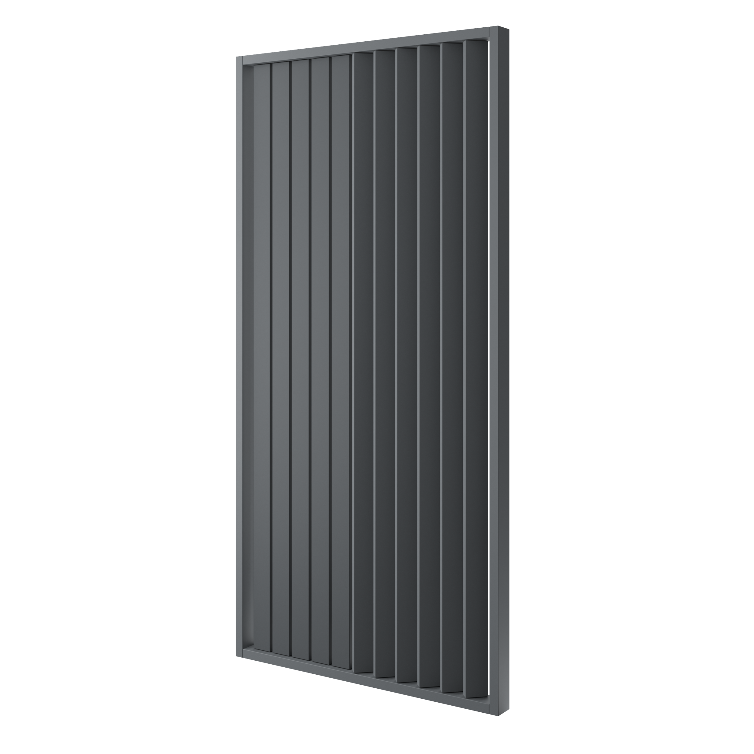 LAMELLENWAND - FERTIGSET - GRAPHIT - LAMELLEN3D