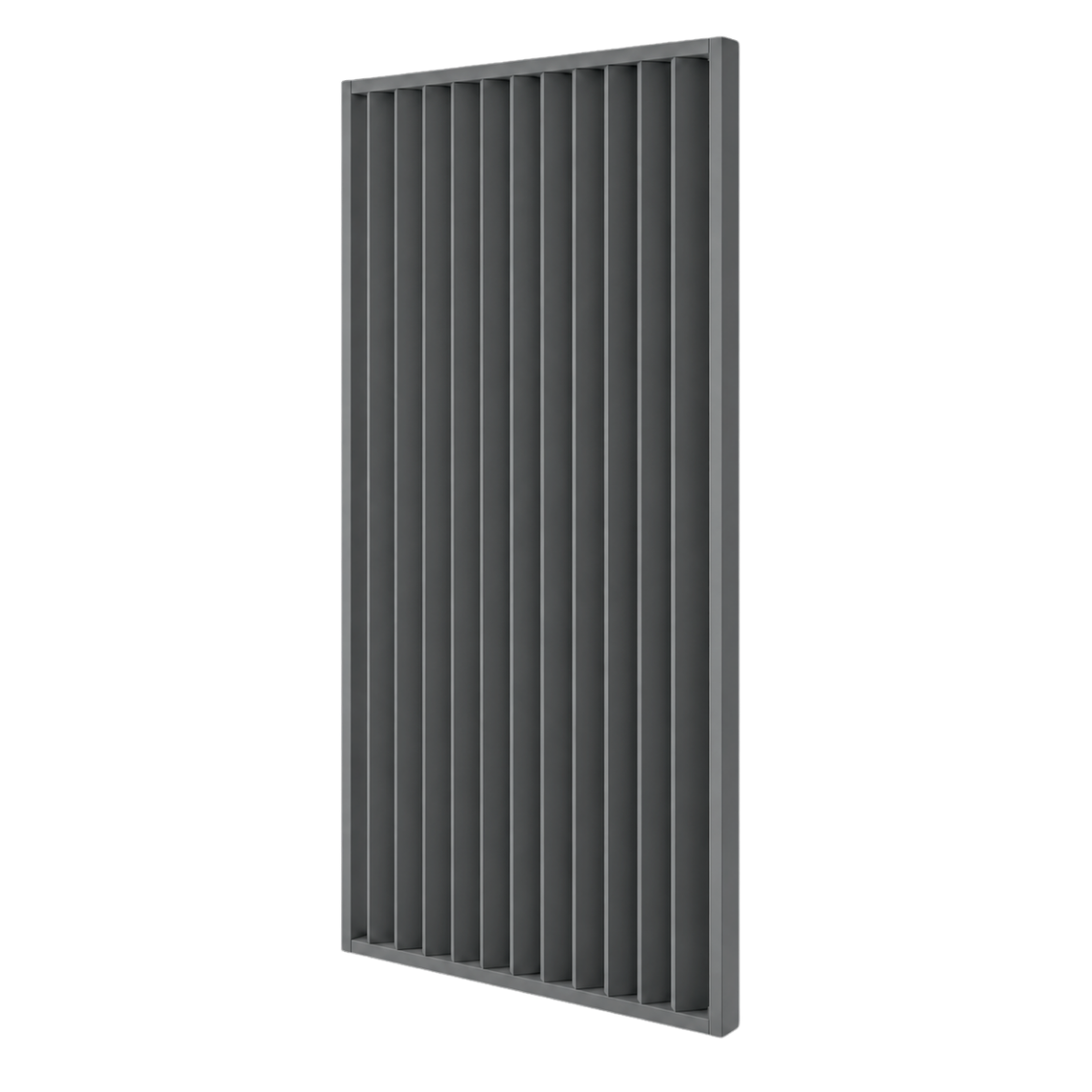 LAMELLENWAND - FERTIGSET -GRAFIT – DREHBAR MIT MECHANISMUS - LAMELLEN3D