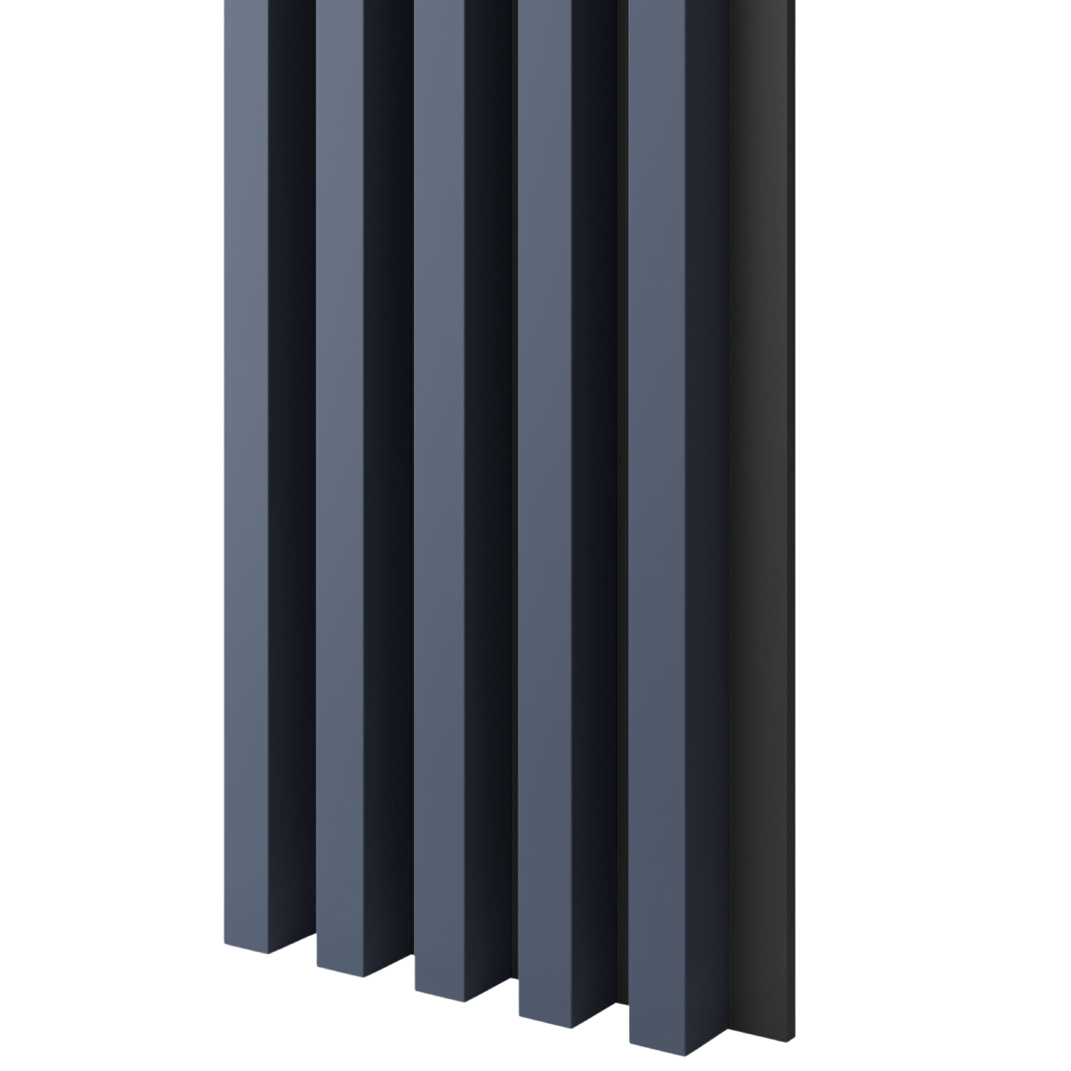 LAMELLEN AUF MDF-PLATTE - DUNKEL MARINEBLAU
