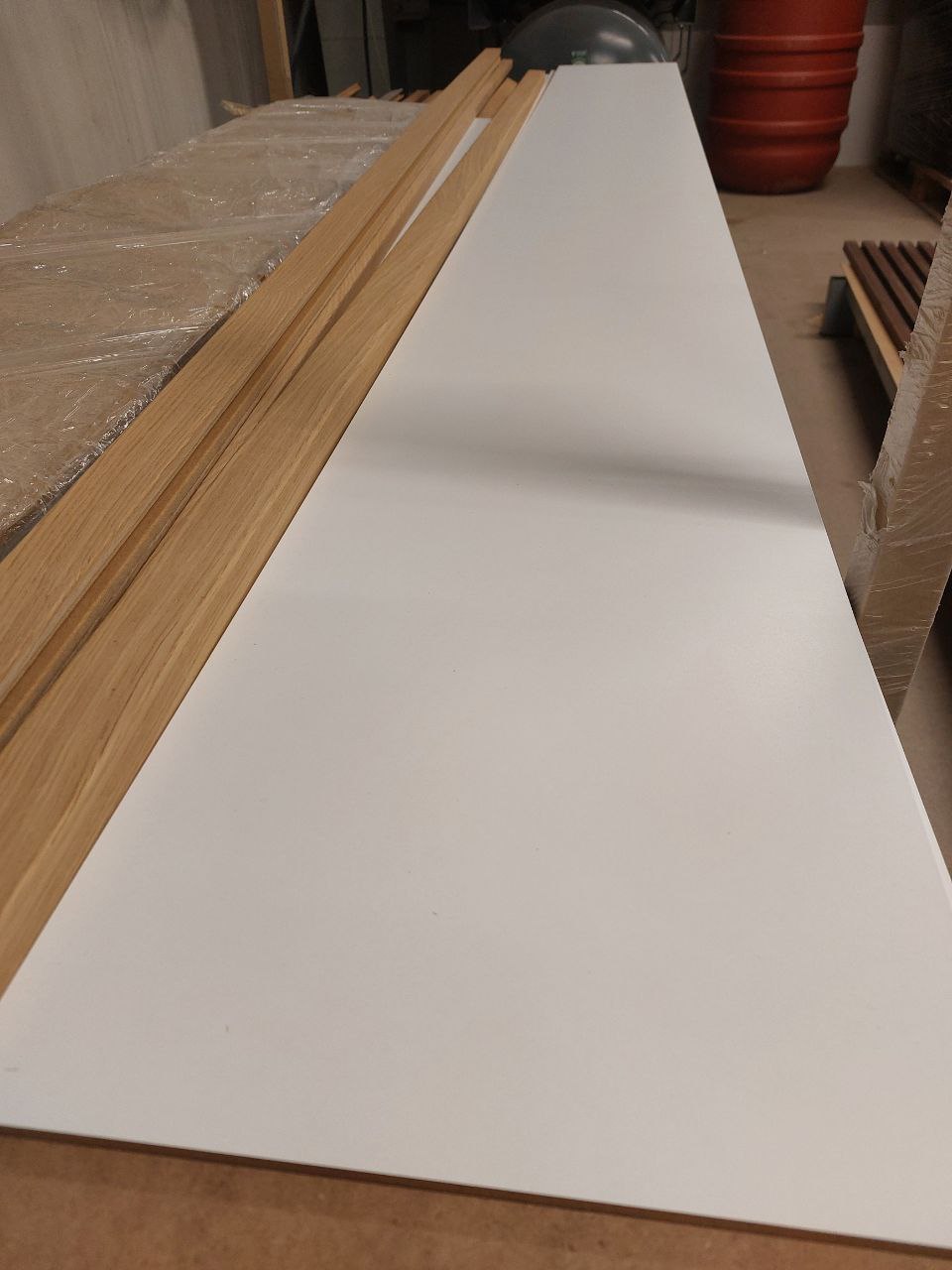 Weiße MDF-Platten  - der Defekt PŁ