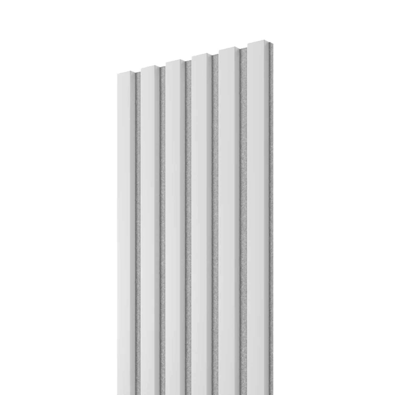 LAMELLE AUF FILZ - WEISS MATT - LAMELLEN3D